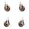 Service Caster 5 Inch 316SS High Temp Glass Filled Nylon 12mm Stem Caster Brakes SCC, 2PK SS316TS20S514-GFNSHT-M1215-2-TLB-2 - alternate 1